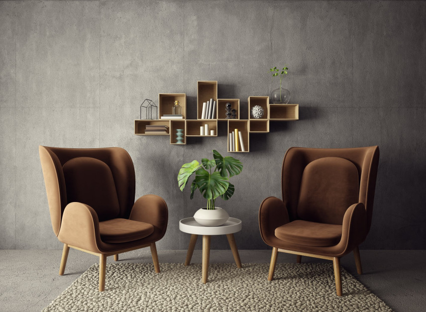 Womit kann man braune Möbel in der Wohnung kombinieren?