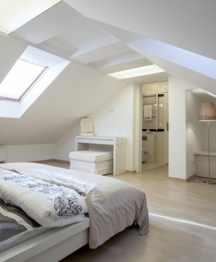 Loft-Schlafzimmer