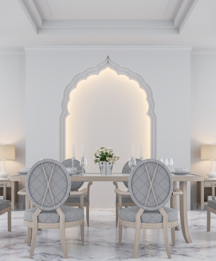 Esszimmer im orientalischen Stil