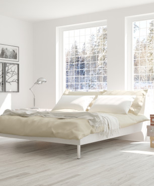 Ideen für Schlafzimmer in Weiß