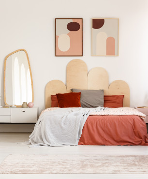 Schlafzimmer in Beige